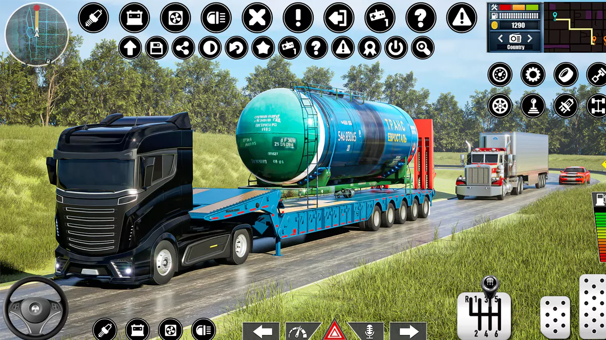 Background شرح مميزات Fuel Truck Sim Driving افضل العاب الاندرويد