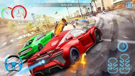 Background تحميل لعبة Extreme Car Driving للجوال