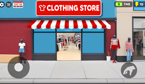 Background لعبة My Clothing Shop Simulator 3D محاكى المغسلة