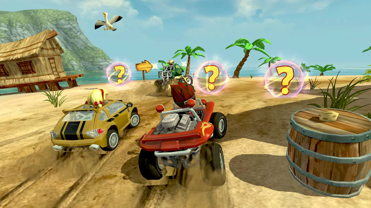 Background تحميل لعبة Beach Buggy Racing للاندرويد 