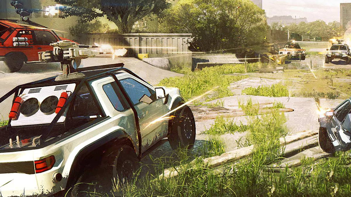 Background تحميل لعبة حرب السيارات Mech Cars 
